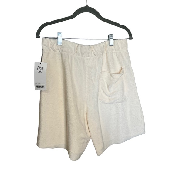 NWT Sage Collective Terry Heritage Drawstring Shorts - Picture 2 of 5